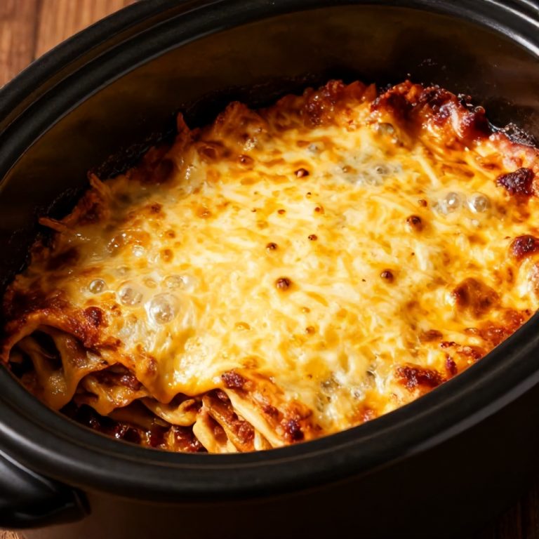 Easy Crockpot Lasagna