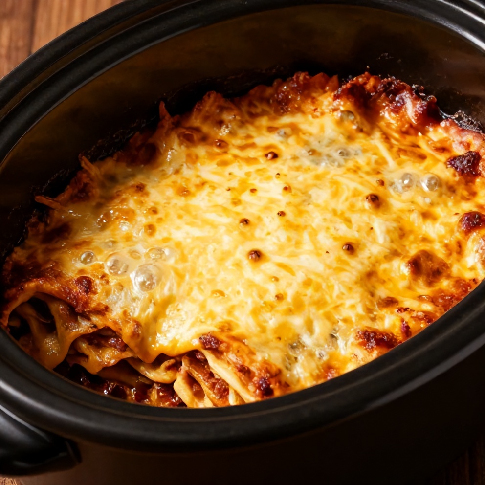 Easy Crockpot Lasagna