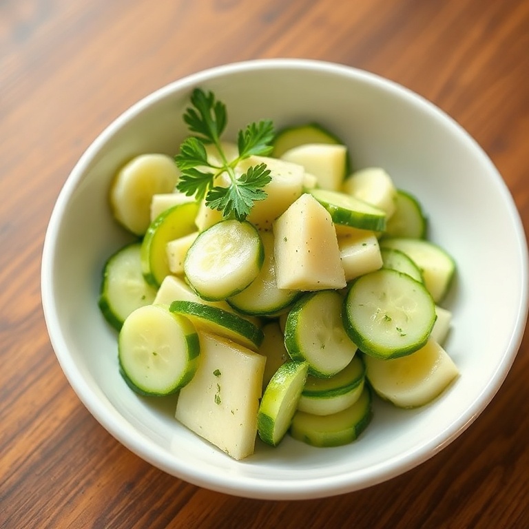 Easy Cucumber Caesar Salad