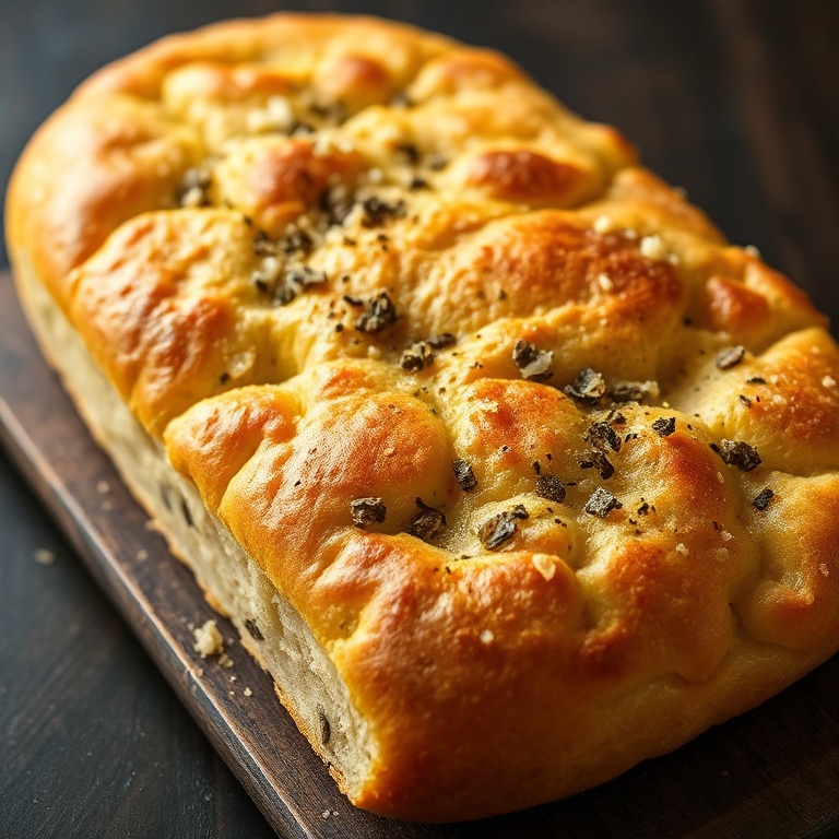 Easy Garlic Parmesan Focaccia