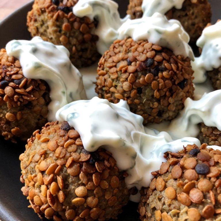 Easy Greek Lentil Meatballs