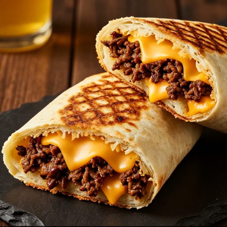 Easy Grilled Cheese Burrito