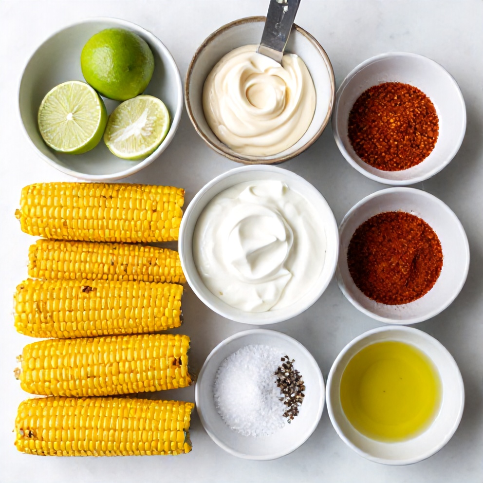 Grilled corn ingredients