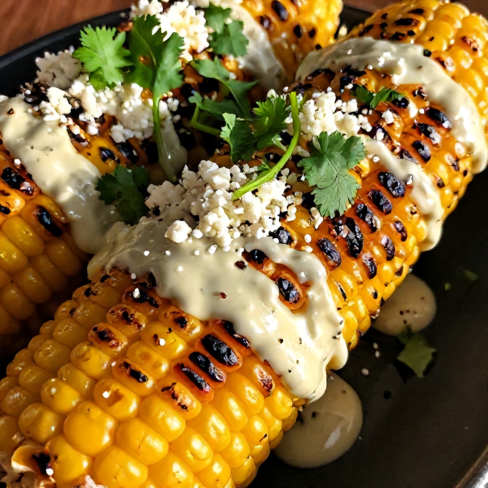 Easy Grilled Mexican Street Corn
