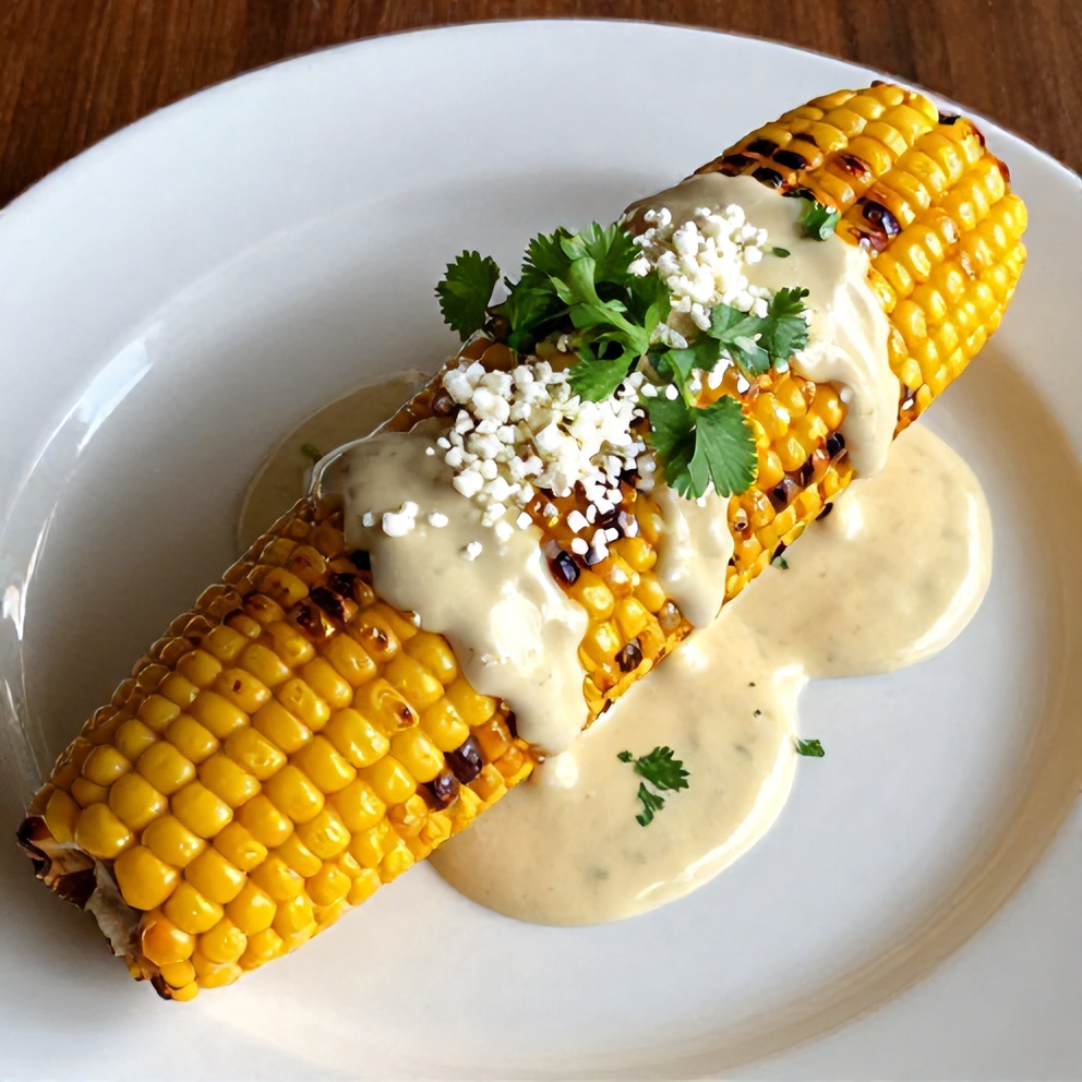 Plated Mexican Street Corn