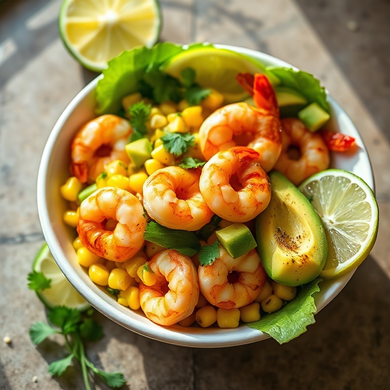 Easy Grilled Shrimp Bowl