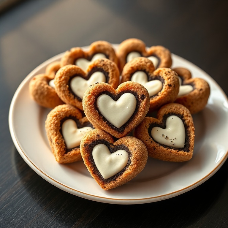 easy heart oreo balls
