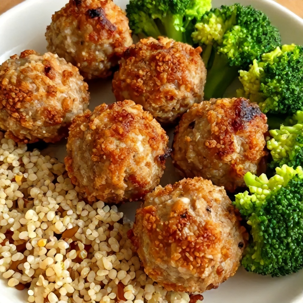 Easy High Protein Turkey Meatballs Meal Prep