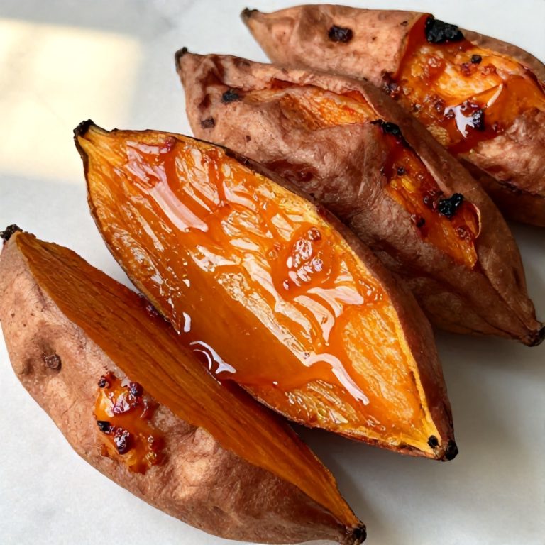 honey roasted sweet potatoes