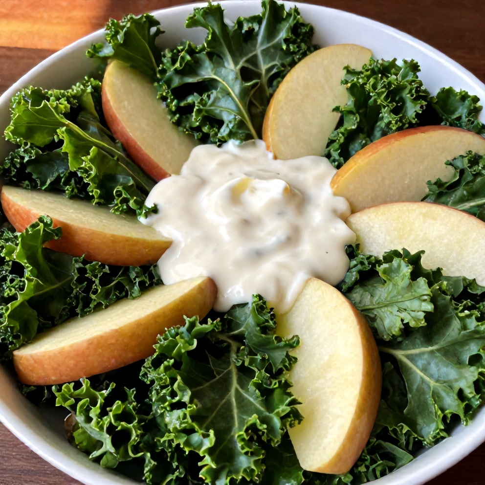 Easy Kale and Apple Salad