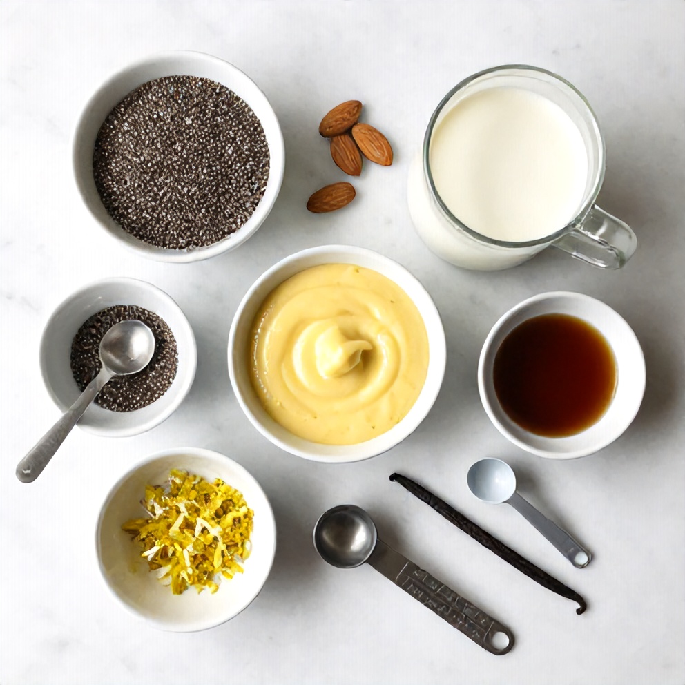 Lemon Curd Chia Pudding Ingredients