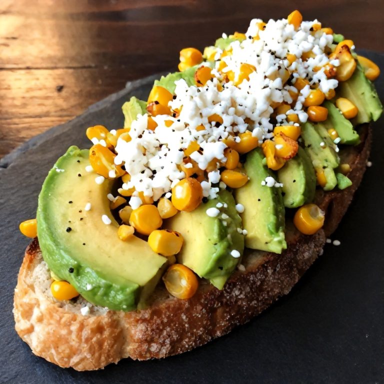 Mexican Street Corn Avocado Toast