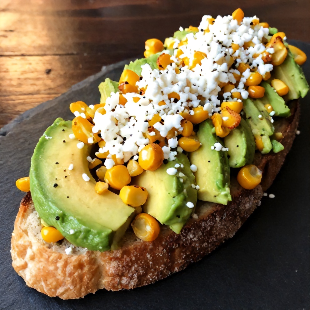 Mexican Street Corn Avocado Toast