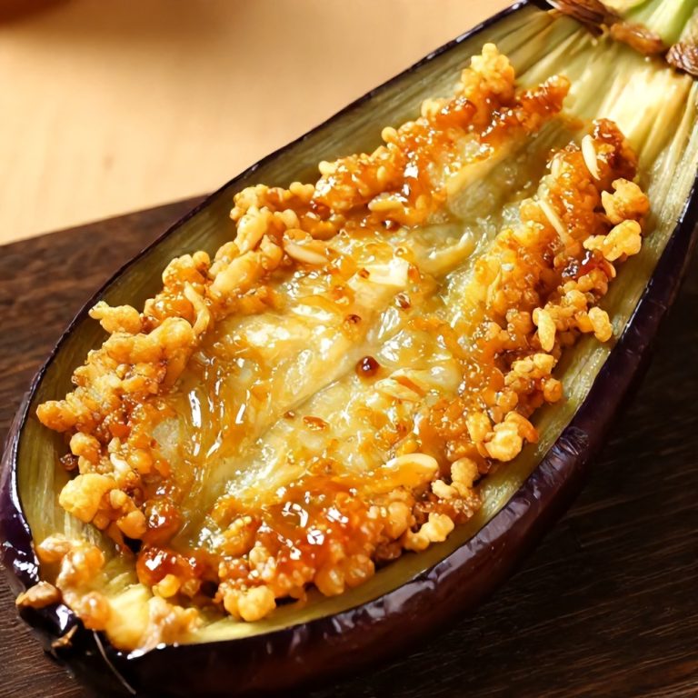 Easy Miso Glazed Eggplant