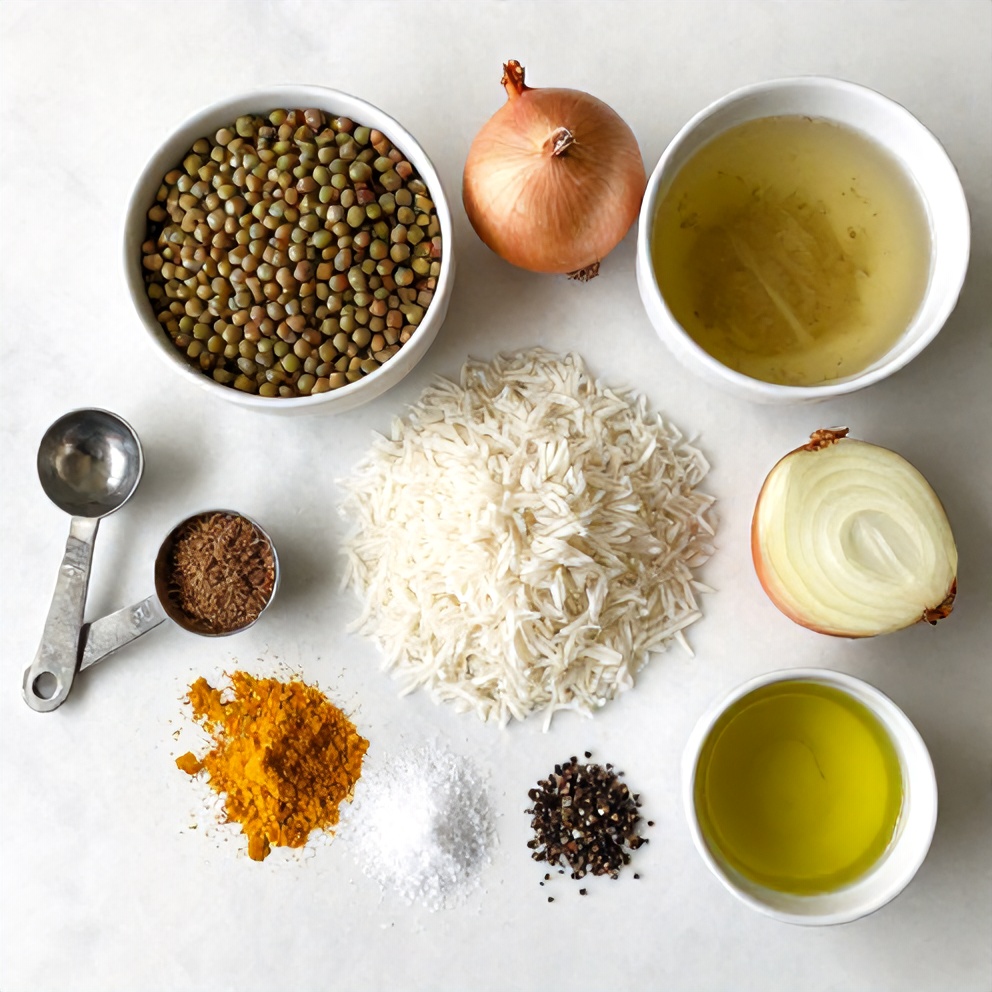 Mujadara Ingredients