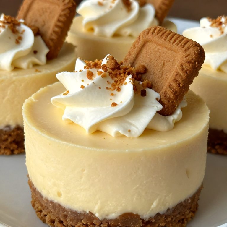 Easy No-Bake Biscoff Cheesecake Cups