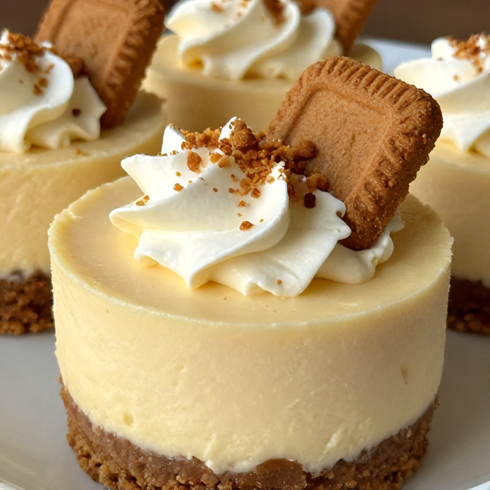Easy No-Bake Biscoff Cheesecake Cups