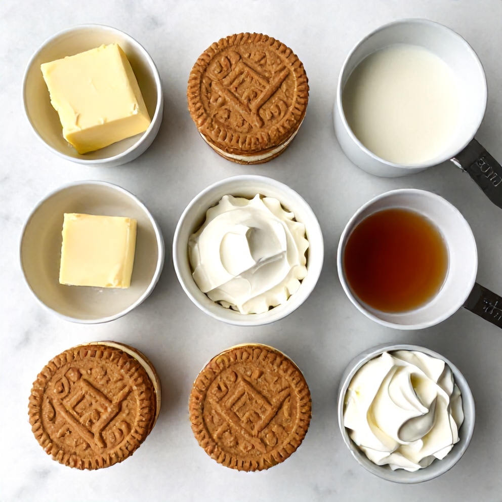 Biscoff Cheesecake Cups Ingredients
