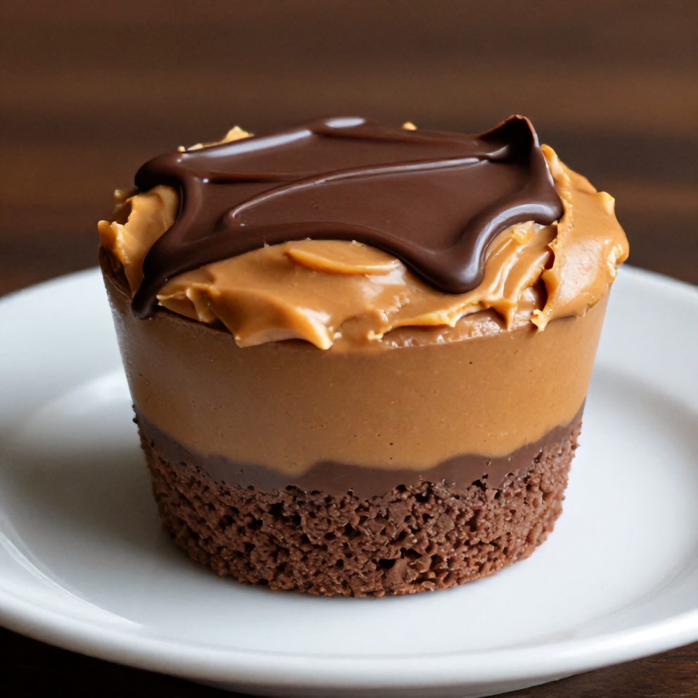 Finished No-Bake Chocolate Peanut Butter Protein Cups