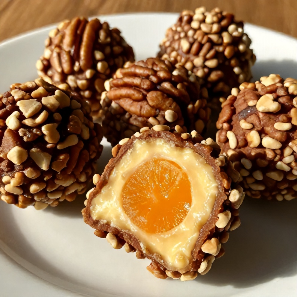 Easy No Bake Orange Creamsicle Truffles