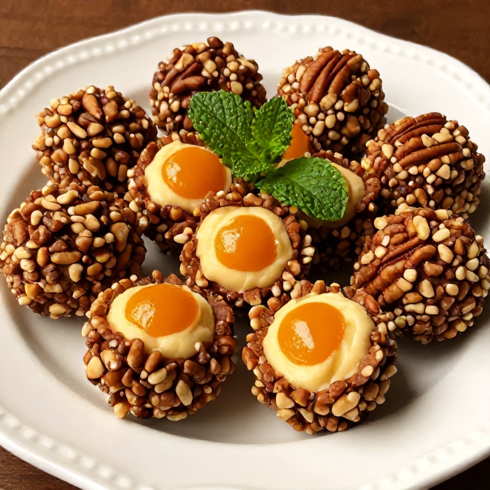 No Bake Orange Creamsicle Truffles on a serving platter