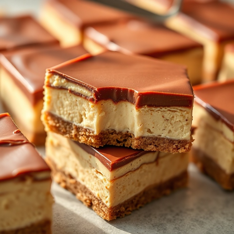 easy nutella cheesecake bars