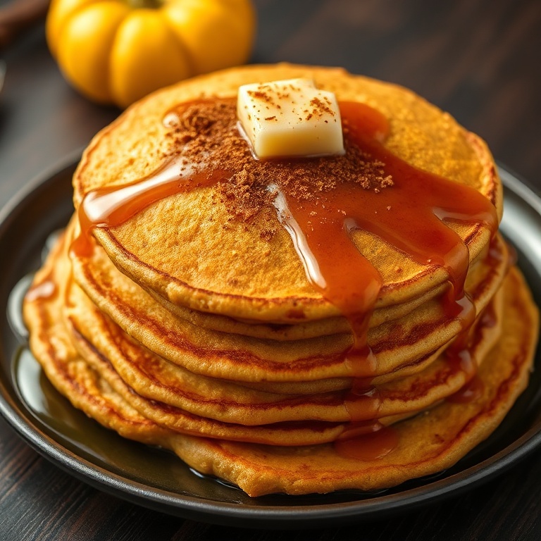 Easy Pumpkin Pancakes