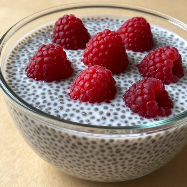 Easy Raspberry Chia Pudding