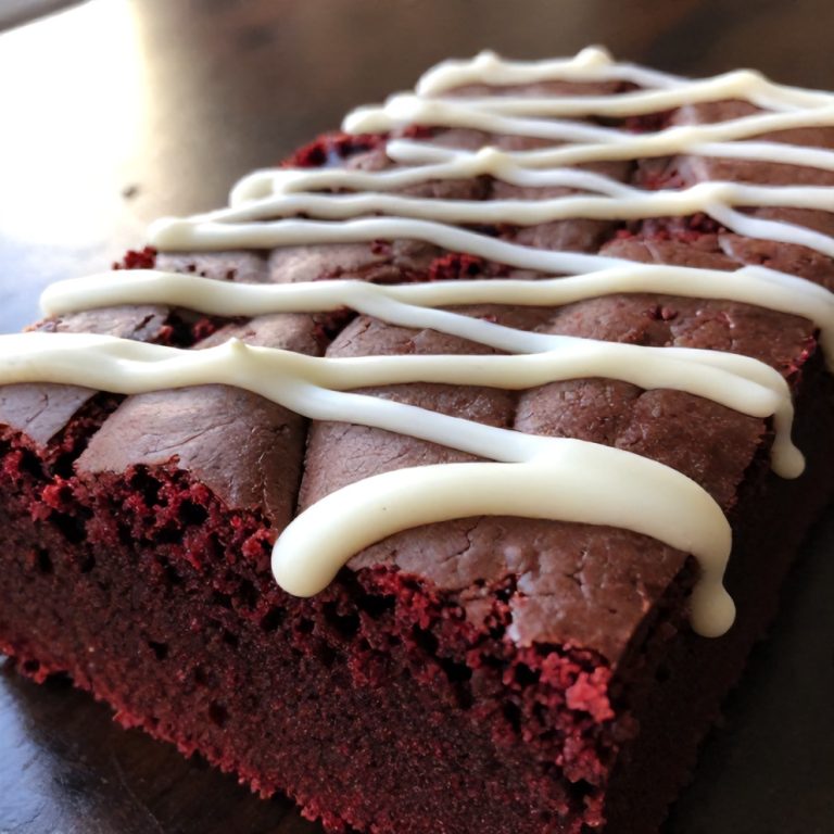 Easy Red Velvet Brownies