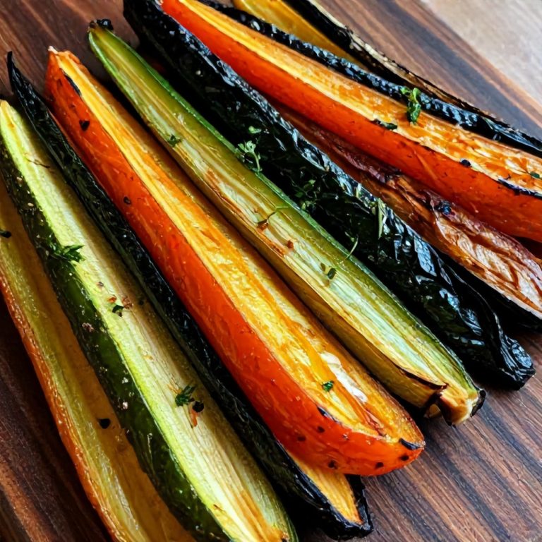 easy roasted rainbow vegetables