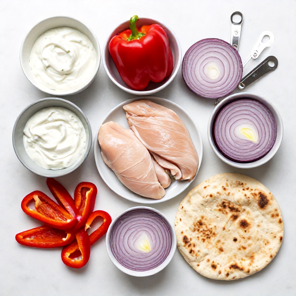 Sheet Pan Chicken Pitas Ingredients