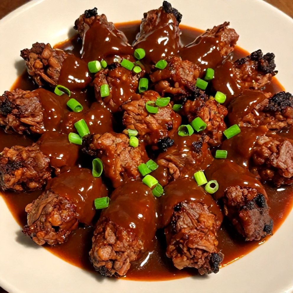 Little Smokies in BBQ Sauce on a platter