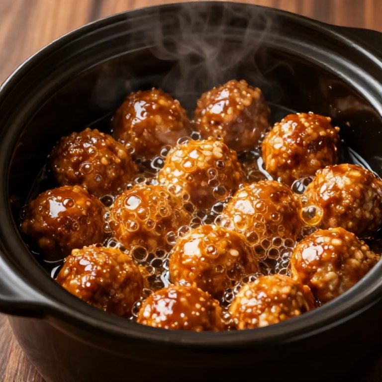 Easy Slow Cooker Sweet and Sour Meatballs