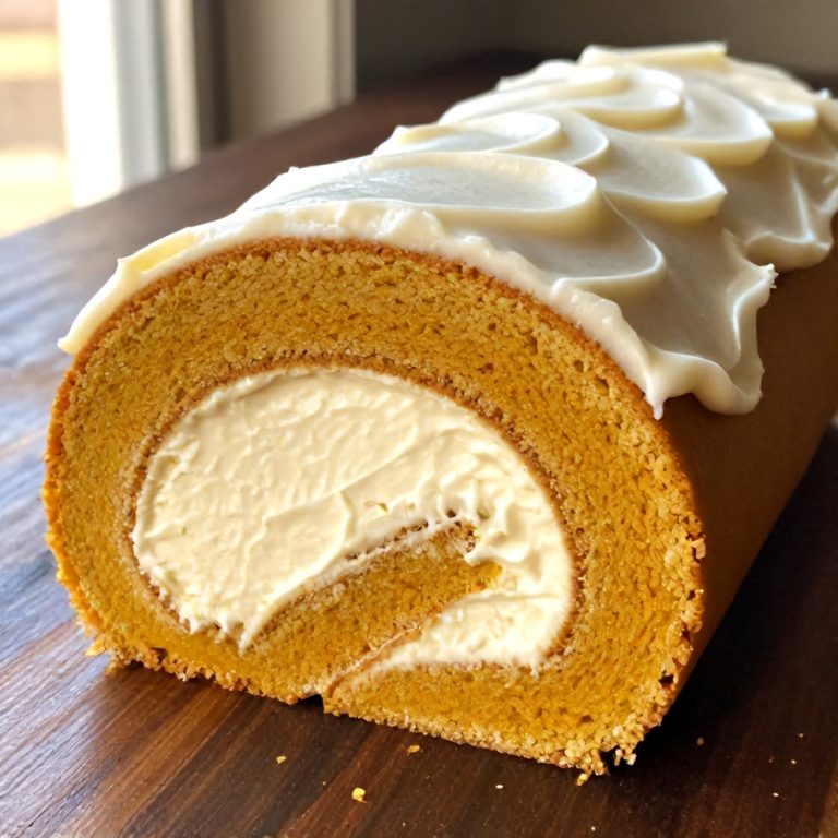 easy spiced pumpkin roll