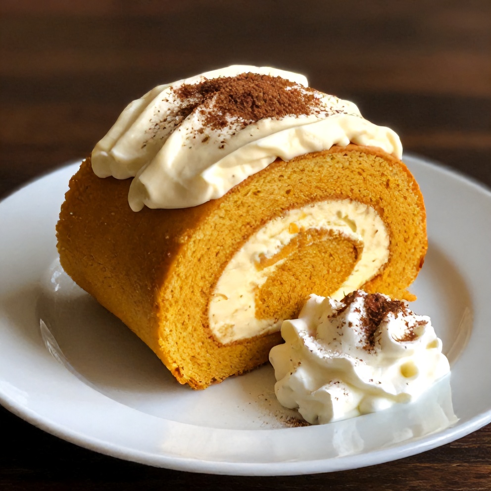 Easy Spiced Pumpkin Roll Final