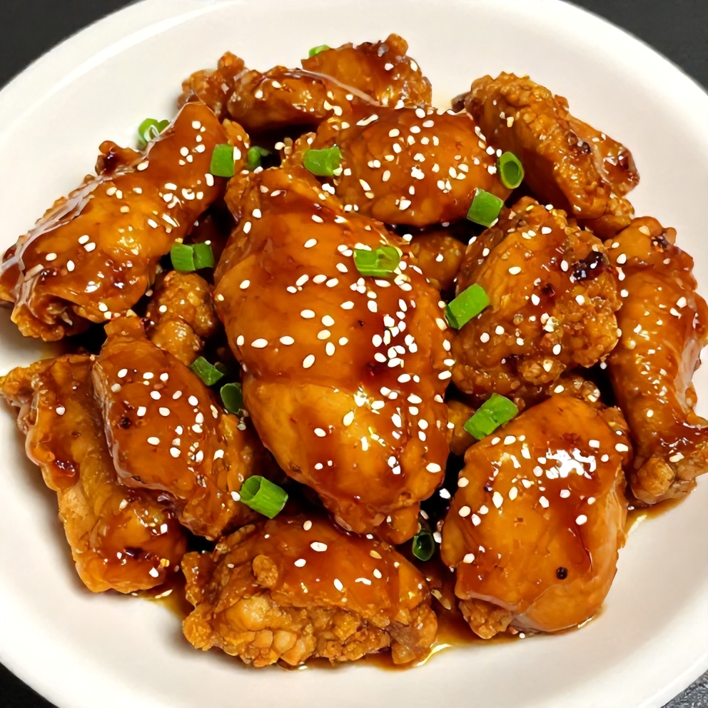 Honey Garlic Chicken in a Spicy Honey Soy Sauce