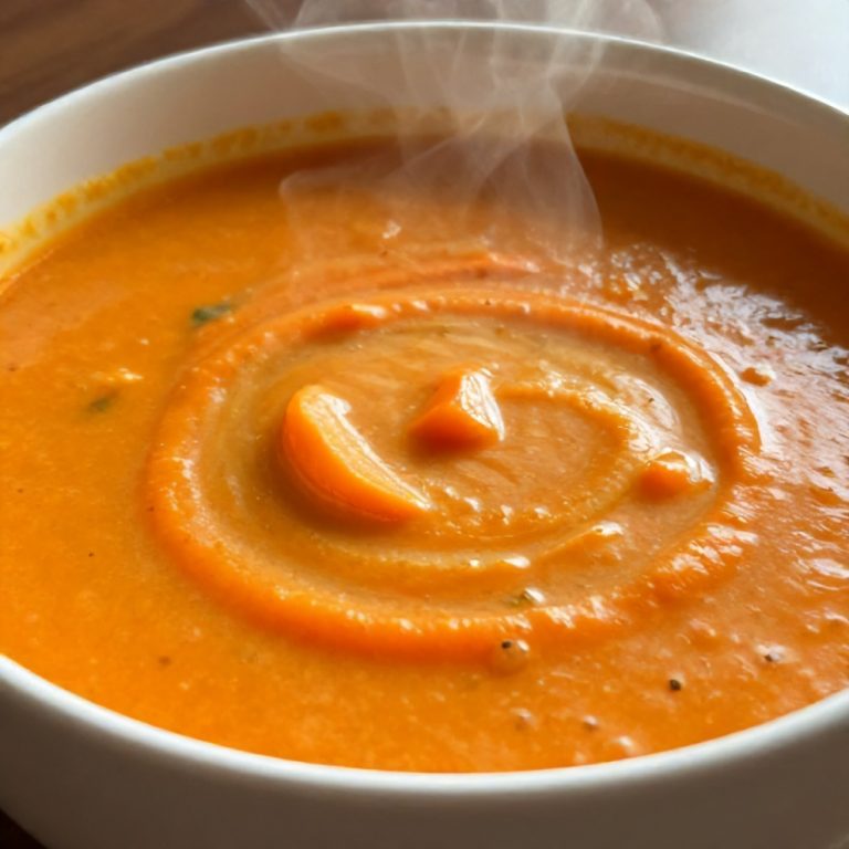 Easy Spicy Miso Carrot Soup