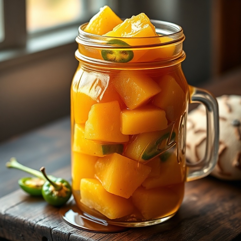 easy spicy pineapple cowboy candy