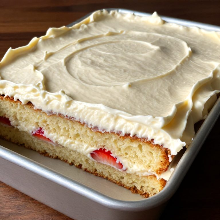 Easy Strawberry Earthquake Cake