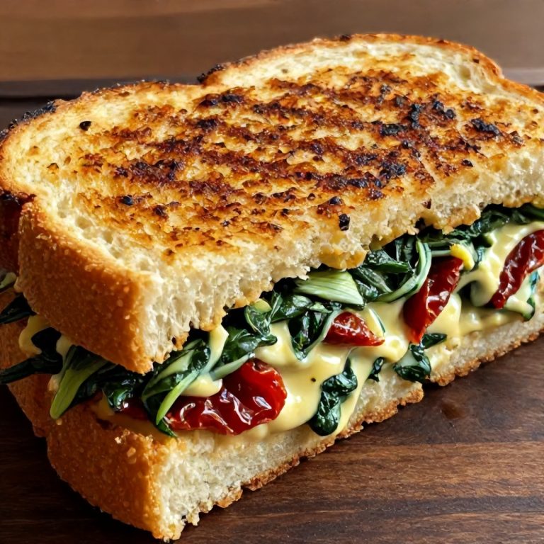 easy sun-dried tomato spinach grilled cheese