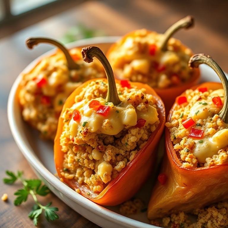 Easy Vegan Stuffed Peppers