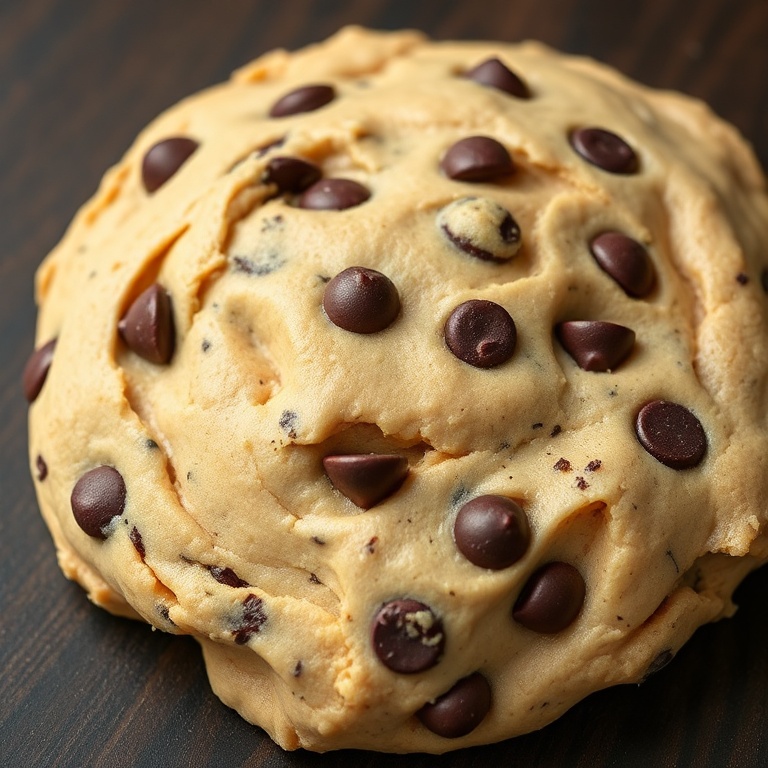 Edible chocolate chip cookie dough