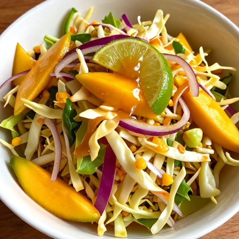 fresh mango slaw