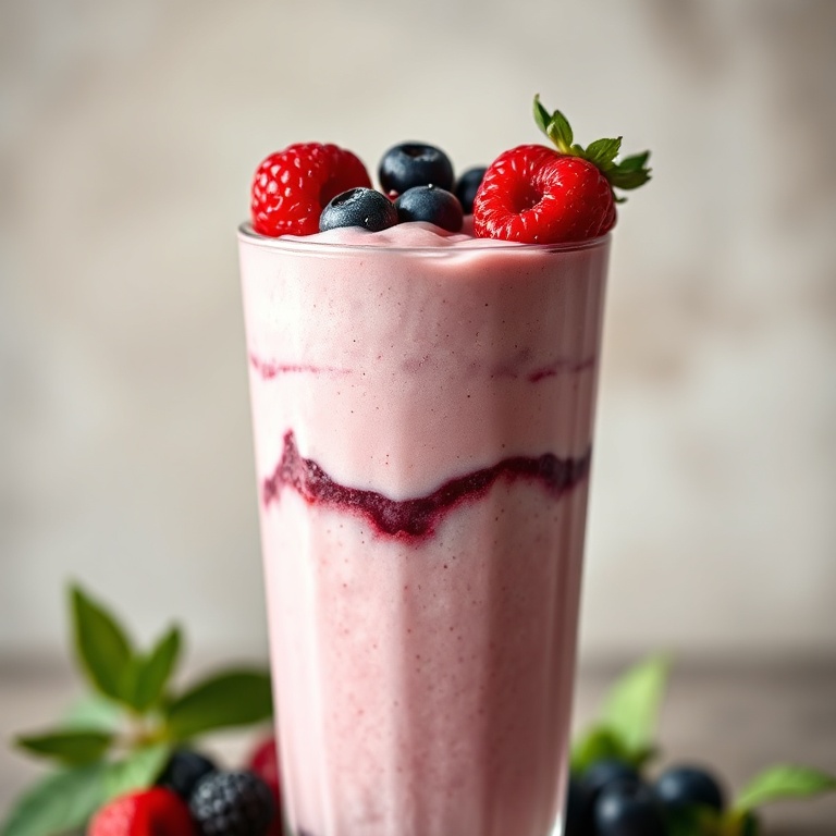 Frozen Berry Yogurt Smoothie