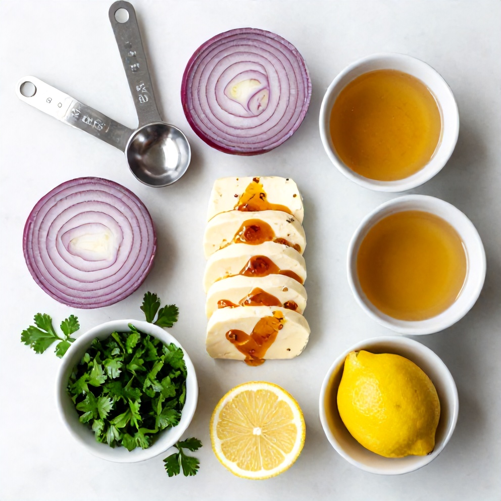 Halloumi Salad Ingredients