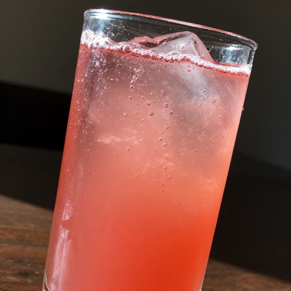 Keto Hibiscus Lime Sparkling Water