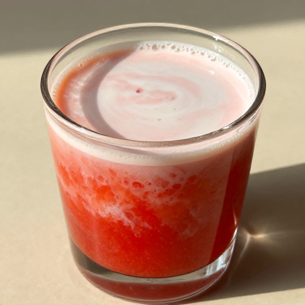 Korean strawberry milk