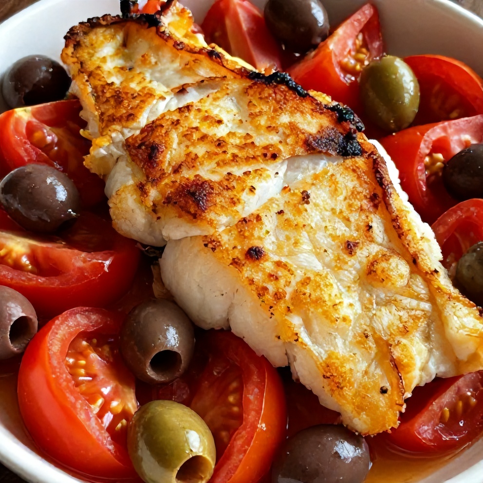 Mediterranean Baked Cod