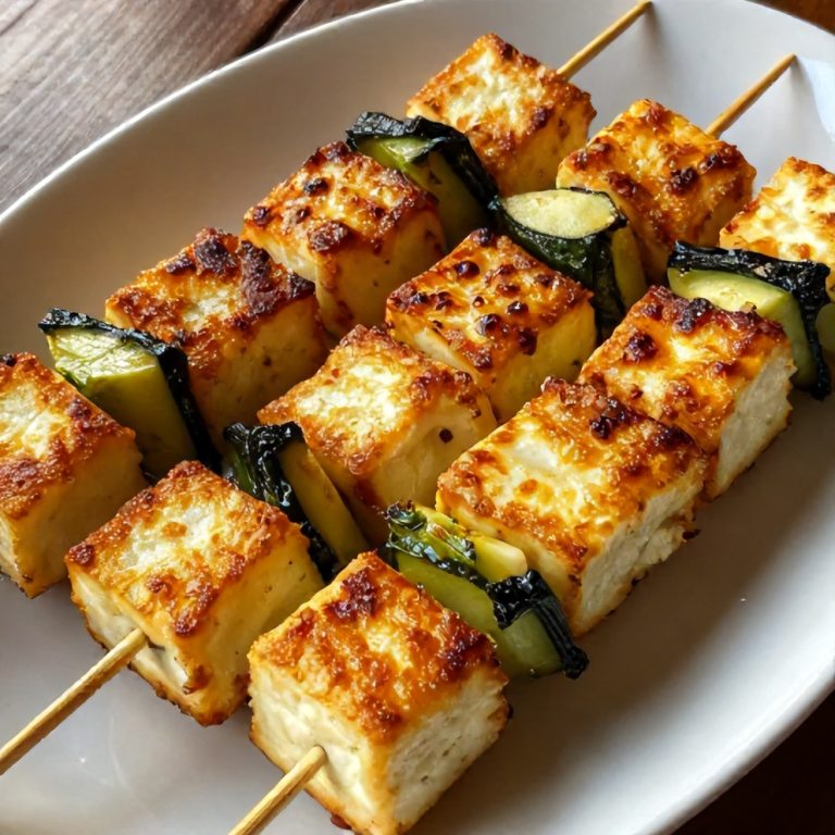 Mediterranean Grilled Halloumi Skewers