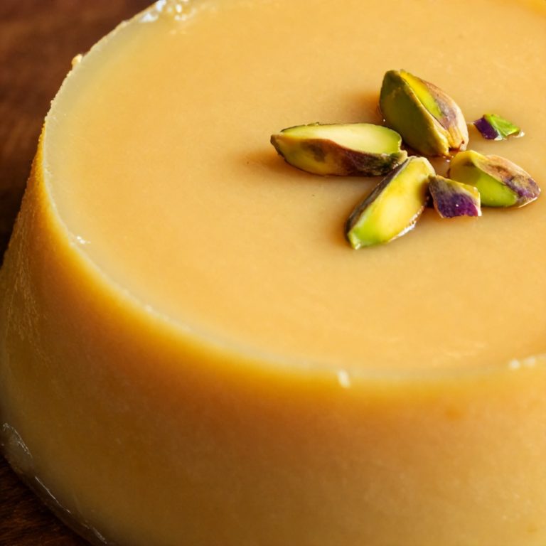orange blossom semolina pudding